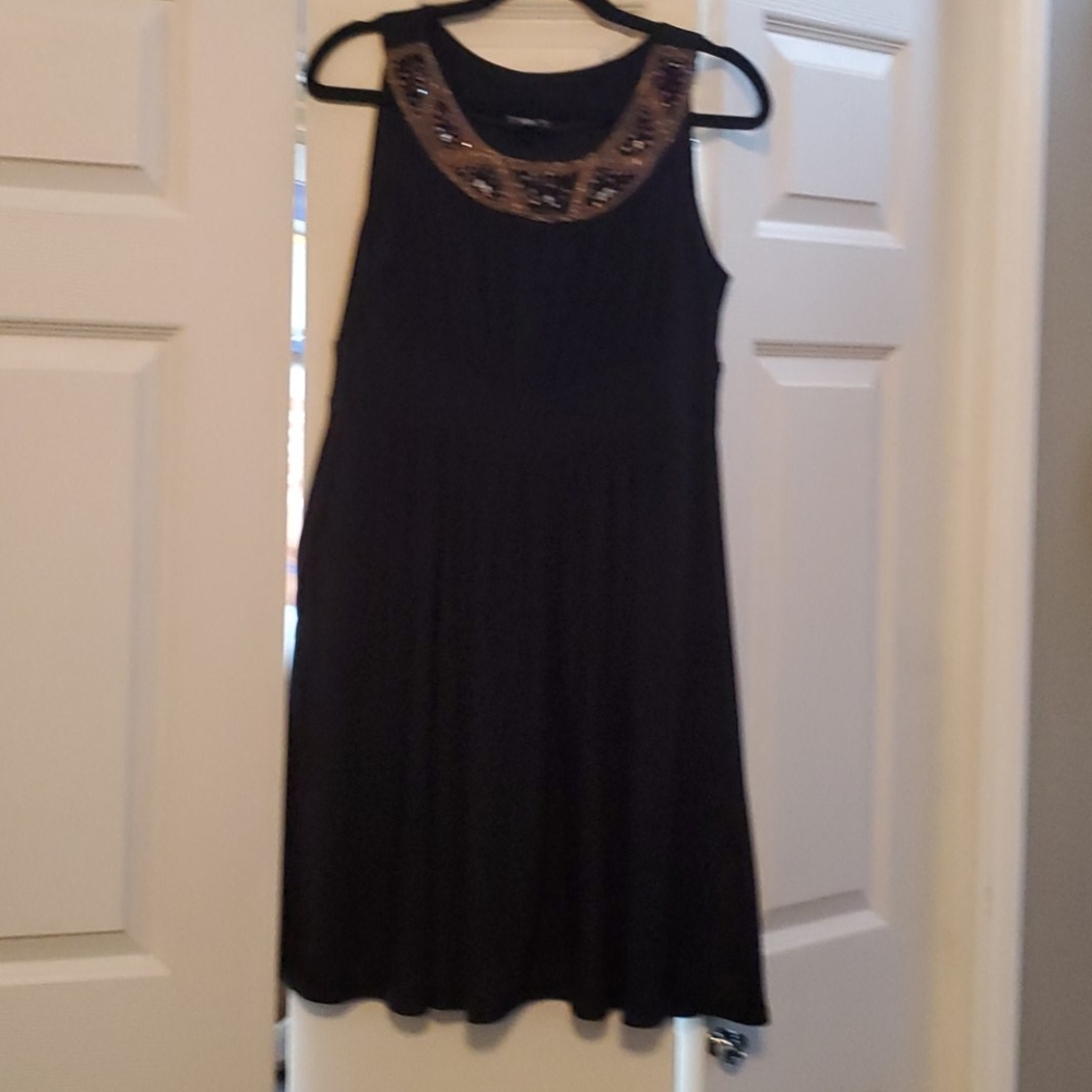 Beautiful beaded neck dress